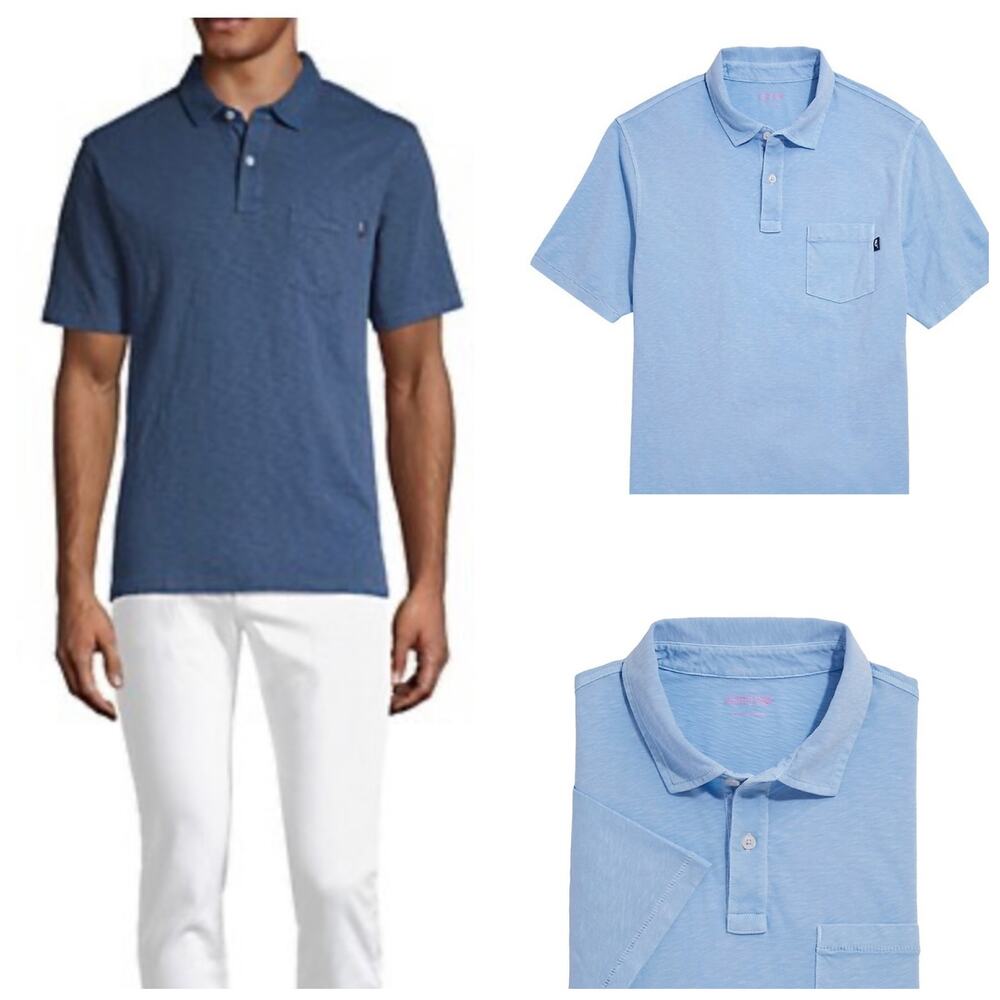 NWT VINEYARD VINES Mens ISLAND Dyed COTTON Pocket Polo CAICOS MED - Picture 16 of 16